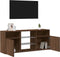 vidaXL - Tv-meubel - met - LED-verlichting - 120x30x50 - cm - bruin - eikenkleur