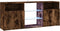 vidaXL - Tv-meubel - met - LED-verlichting - 120x30x50 - cm - gerookt - eikenkleurig