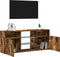 vidaXL - Tv-meubel - met - LED-verlichting - 120x30x50 - cm - gerookt - eikenkleurig