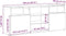 vidaXL - Tv-meubel - met - LED-verlichting - 120x30x50 - cm - grijs - sonoma - eiken