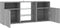vidaXL - Tv-meubel - met - LED-verlichting - 120x30x50 - cm - grijs - sonoma - eiken