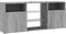 vidaXL - Tv-meubel - met - LED-verlichting - 120x30x50 - cm - grijs - sonoma - eiken