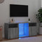 vidaXL - Tv-meubel - met - LED-verlichting - 120x30x50 - cm - grijs - sonoma - eiken