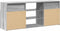 vidaXL - Tv-meubel - met - LED-verlichting - 120x30x50 - cm - grijs - sonoma - eiken