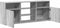 vidaXL - Tv-meubel - met - LED-verlichting - 120x30x50 - cm - grijs - sonoma - eiken