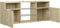 vidaXL - Tv-meubel - met - LED-verlichting - 120x30x50 - cm - sonoma - eikenkleurig