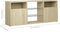 vidaXL - Tv-meubel - met - LED-verlichting - 120x30x50 - cm - sonoma - eikenkleurig