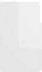 vidaXL - Tv-meubel - met - LED-verlichting - 120x30x50 - cm - hoogglans - wit