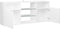 vidaXL - Tv-meubel - met - LED-verlichting - 120x30x50 - cm - hoogglans - wit