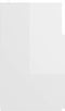 vidaXL - Tv-meubel - met - LED-verlichting - 120x30x50 - cm - hoogglans - wit