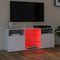 vidaXL - Tv-meubel - met - LED-verlichting - 120x30x50 - cm - hoogglans - wit