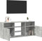 vidaXL - Tv-meubel - met - LED-verlichting - 120x30x50 - cm - betongrijs