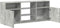 vidaXL - Tv-meubel - met - LED-verlichting - 120x30x50 - cm - betongrijs