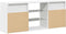 vidaXL - Tv-meubel - met - LED-verlichting - 120x30x50 - cm - wit