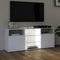 vidaXL - Tv-meubel - met - LED-verlichting - 120x30x50 - cm - wit