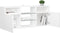 vidaXL - Tv-meubel - met - LED-verlichting - 120x30x50 - cm - wit