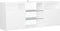 vidaXL - Tv-meubel - met - LED-verlichting - 120x30x50 - cm - wit