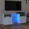 vidaXL - Tv-meubel - met - LED-verlichting - 120x30x50 - cm - wit