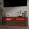vidaXL - Tv-meubel - met - LED-verlichting - 120x35x40 - cm - bruin - eikenkleur