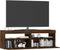 vidaXL - Tv-meubel - met - LED-verlichting - 120x35x40 - cm - bruin - eikenkleur