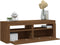 vidaXL - Tv-meubel - met - LED-verlichting - 120x35x40 - cm - bruin - eikenkleur