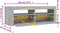 vidaXL - Tv-meubel - met - LED-verlichting - 120x35x40 - cm - grijs - sonoma - eiken