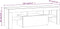 vidaXL - Tv-meubel - met - LED-verlichting - 120x35x40 - cm - grijs - sonoma - eiken