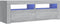 vidaXL - Tv-meubel - met - LED-verlichting - 120x35x40 - cm - grijs - sonoma - eiken