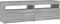vidaXL - Tv-meubel - met - LED-verlichting - 120x35x40 - cm - grijs - sonoma - eiken