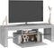 vidaXL - Tv-meubel - met - LED-verlichting - 120x35x40 - cm - grijs - sonoma - eiken