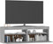 vidaXL - Tv-meubel - met - LED-verlichting - 120x35x40 - cm - grijs - sonoma - eiken