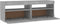 vidaXL - Tv-meubel - met - LED-verlichting - 120x35x40 - cm - grijs - sonoma - eiken