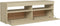 vidaXL - Tv-meubel - met - LED-verlichting - 120x35x40 - cm - sonoma - eikenkleurig