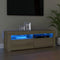 vidaXL - Tv-meubel - met - LED-verlichting - 120x35x40 - cm - sonoma - eikenkleurig