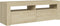 vidaXL - Tv-meubel - met - LED-verlichting - 120x35x40 - cm - sonoma - eikenkleurig