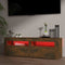 vidaXL - Tv-meubel - met - LED-verlichting - 120x35x40 - cm - sonoma - eikenkleurig