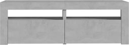 vidaXL - Tv-meubel - met - LED-verlichting - 120x35x40 - cm - betongrijs