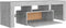 vidaXL - Tv-meubel - met - LED-verlichting - 120x35x40 - cm - betongrijs