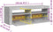 vidaXL - Tv-meubel - met - LED-verlichting - 120x35x40 - cm - betongrijs
