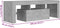vidaXL - Tv-meubel - met - LED-verlichting - 120x35x40 - cm - betongrijs
