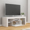 vidaXL - Tv-meubel - met - LED-verlichting - 120x35x40 - cm - hoogglans - wit