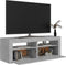 vidaXL - Tv-meubel - met - LED-verlichting - 120x35x40 - cm - betongrijs