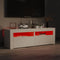 vidaXL - Tv-meubel - met - LED-verlichting - 120x35x40 - cm - hoogglans - wit