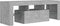 vidaXL - Tv-meubel - met - LED-verlichting - 120x35x40 - cm - betongrijs