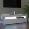 vidaXL - Tv-meubel - met - LED-verlichting - 120x35x40 - cm - hoogglans - wit