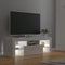 vidaXL - Tv-meubel - met - LED-verlichting - 120x35x40 - cm - hoogglans - wit
