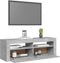 vidaXL - Tv-meubel - met - LED-verlichting - 120x35x40 - cm - betongrijs