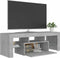 vidaXL - Tv-meubel - met - LED-verlichting - 120x35x40 - cm - betongrijs