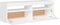 vidaXL - Tv-meubel - met - LED-verlichting - 120x35x40 - cm - wit