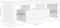 vidaXL - Tv-meubel - met - LED-verlichting - 120x35x40 - cm - wit
